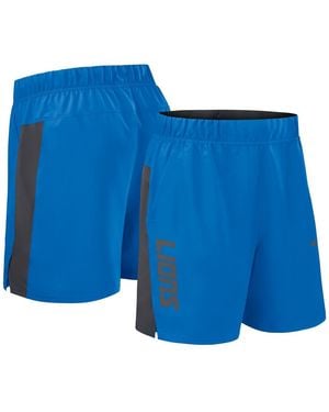Nike Detroit Lions Woven Victory Performance Shorts - Blue