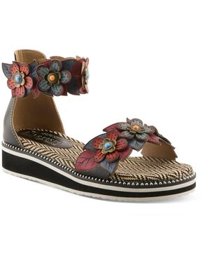 L'ARTISTE Spring Step Cruzer Sandal - Brown