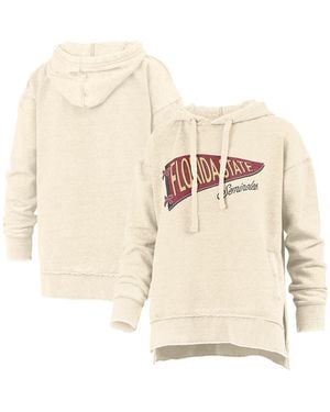 Pressbox Florida State Seminoles Marni Pullover Hoodie - Natural