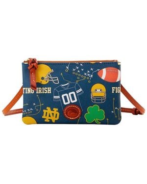 Dooney & Bourke Notre Dame Fighting Irish Top Zip Crossbody Purse - Blue