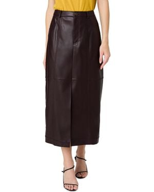 French Connection Madeline Fitted Midi Skirt - Black