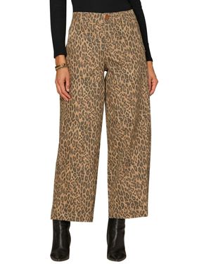 Democracy Petite Barrel Leg Skyrise Jeans - Natural