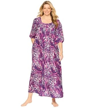 Only Neccessities Print Lounger - Purple