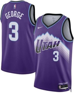 Nike And Keyonte George Utah Jazz Swingman Jersey - Purple