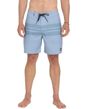 Quiksilver Surfsilk Street-trunk 18 Boardshorts - Blue