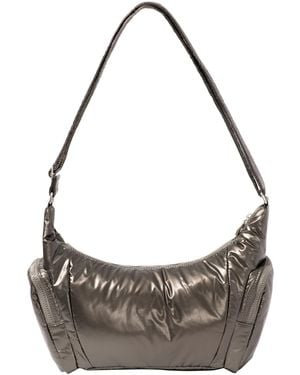 Baggallini Large Size Banana Sling Bag - Metallic