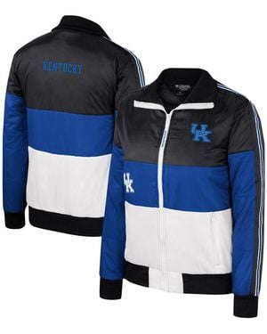 The Wild Collective Kentucky Wildcats Color-block Puffer Full-zip Jacket - Blue