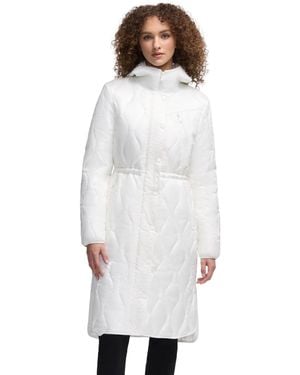 Pajar Sterling Onion Quilted Longline Anorak - White