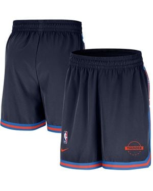 Nike Oklahoma City Thunder Authentic Practice Dna Woven Performance Shorts - Blue