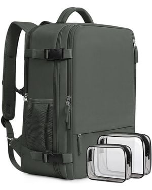 Piscifun 16 Inch Laptop Carry On Travel Backpack Waterproof Daypack With Usb Charging Port - Green