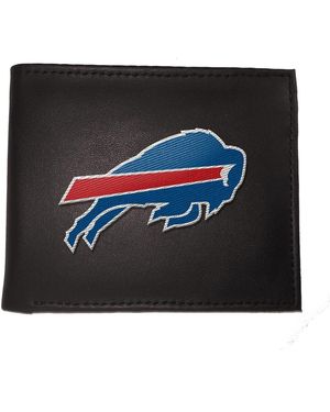 Evergreen Enterprises Buffalo Bills Synthetic Leather Embroidered Bifold Wallet - Black