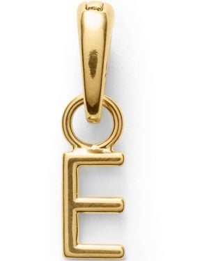 Lands' End Water-resistant Letter Charm - Metallic