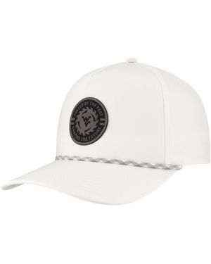 Legacy Athletic West Virginia Mountaineers Built On Bravery Caddy Adjustable Hat - White