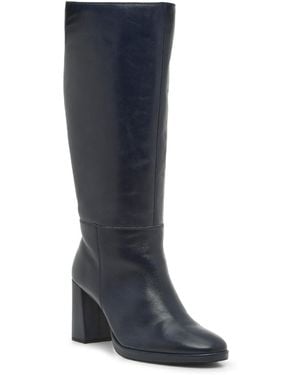 Vince Camuto Lucina Platform Extra Block Heel Boots - Blue