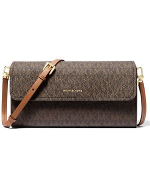 Michael Kors Michael Jet Set East West Phone Extra Large Crossbody Bag - Brown
