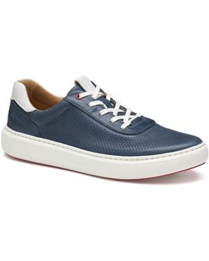 Johnston & Murphy Anders Perforated U-throat Sneaker - Blue