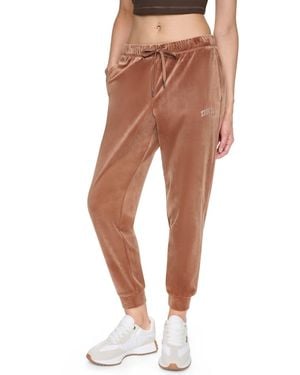 DKNY Mid-rise Varsity Rhinestone Logo jogger - Multicolor