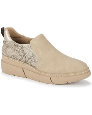 BareTraps Lizett Slip-on Wedge Ankle Booties - White