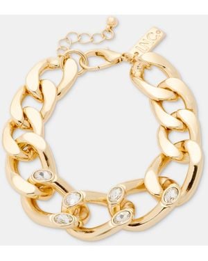 INC International Concepts Crystal Chain Bracelet - Metallic