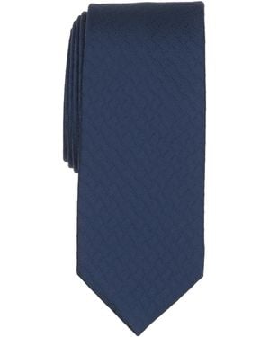 Alfani Stellan Stripe Slim Tie - Blue