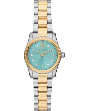 Michael Kors Lexington Three-hand Stainless Steel Watch - Blue