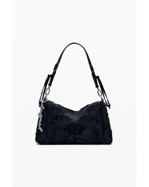 Desigual Medium 3d Embossed Bag - White