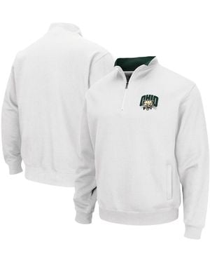 Colosseum Athletics Ohio Bobcats Tortugas Logo Quarter-zip Jacket - White