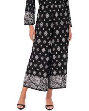SAM & JESS Wide-leg Pull-on Pants - Black