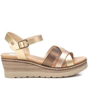 Xti Wedge Strappy Sandals By - Brown