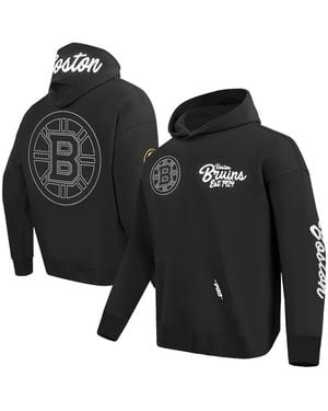 Pro Standard Boston Bruins Paint The City Pullover Hoodie - Black