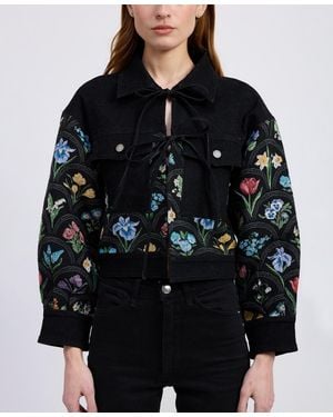 En Saison Daphne Long Sleeves Jacket - Black