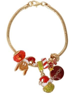 Dr. Seuss Tone Officially Licensed The Grinch Charm Bracelet - White