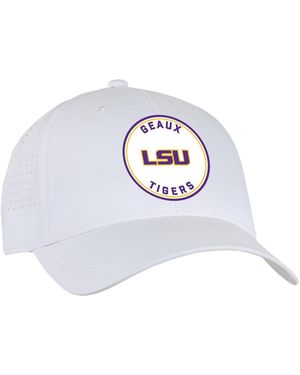 Ahead Lsu Tigers Brezo Structured Adjustable Baseball Cap - White
