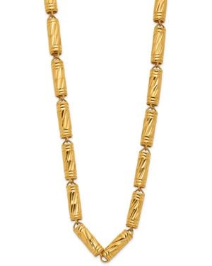 Macy's Bamboo Chain Necklace - Metallic