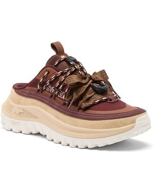 Sorel Callsign Round Toe Mule Sneakers - Brown