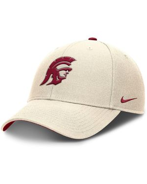 Nike Usc Trojans Rise Primetime Performance Trucker Adjustable Hat - Natural