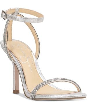 Jessica Simpson Baharia Ankle-strap Dress Sandals - Metallic