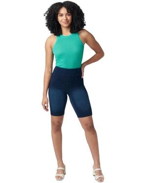 Hue Game Changing Bermuda Shorts - Blue