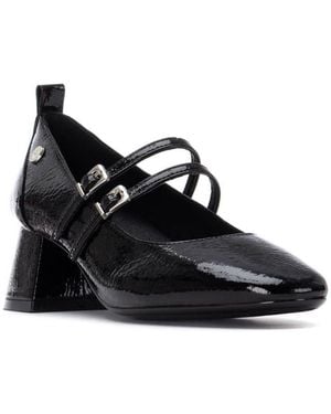 Xti Block Heel Pointy Toe Pumps By - Black