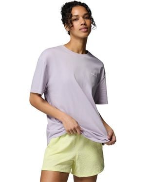 Columbia Rolling Bend Oversized Tee Shirt - Purple