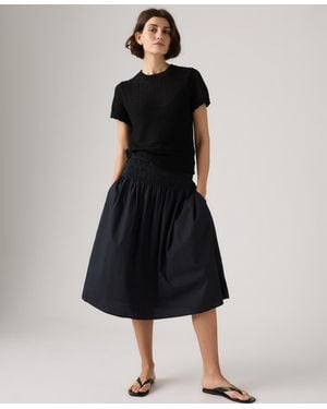 Levi's Isabelle Crochet Short-sleeve Sweater - Black