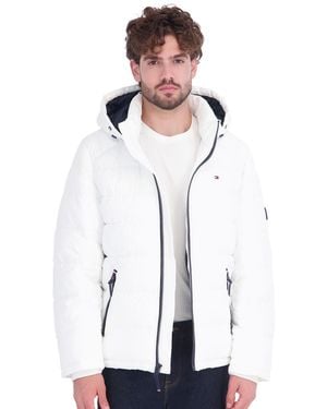 Tommy Hilfiger Hooded Puffer Jacket - Blue