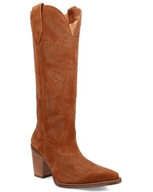 Dingo The Duke Leather Boot - Brown