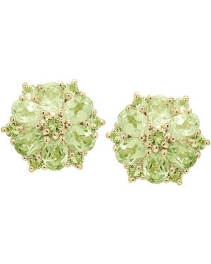 Macy's Peridot Floral Stud Earrings (2.57 Ct. T.w. - Green