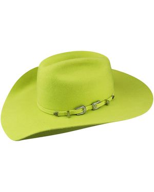 Renegade Punchy Western Cowboy Hat - Green