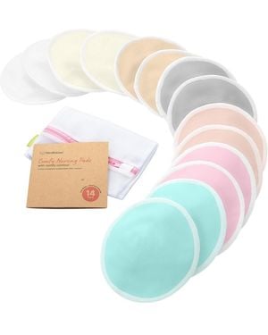 KeaBabies 14pk Organic Nursing Pads - White