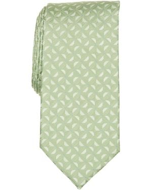 Perry Ellis Mindor Geometric Classic Tie - Green