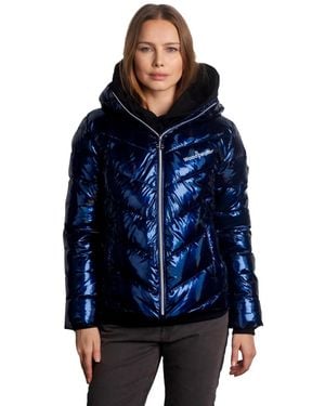 Woodpecker Robin Medium Weight Coat - Blue