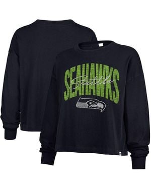 '47 Seattle Seahawks Muse Sydney Long Sleeve T-shirt - Blue