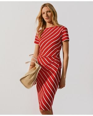 Red and White Dresses for Women | Lyst
